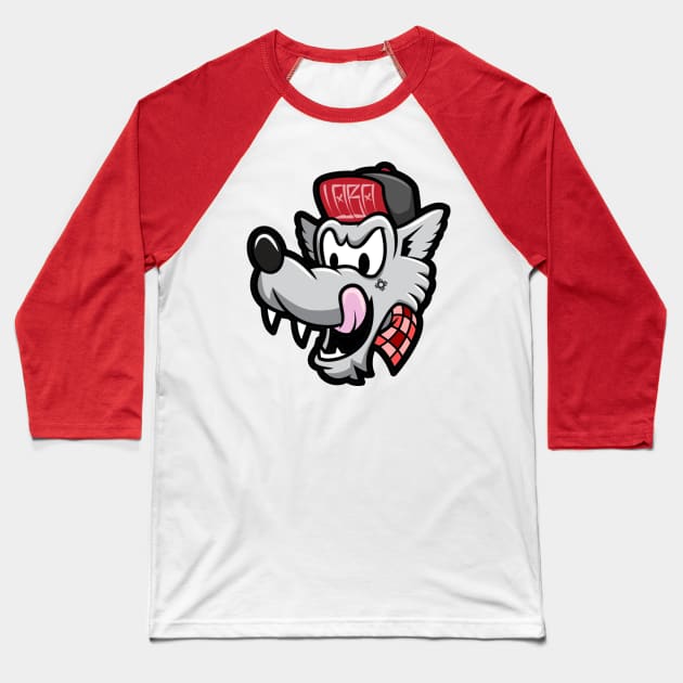 New School Lobo Baseball T-Shirt by Bryan Gee Designs LLC